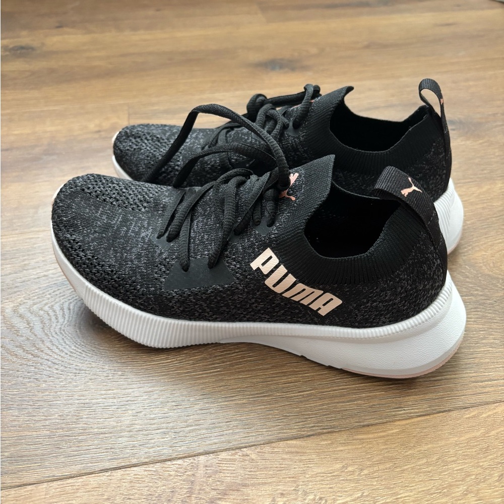 Puma Black and light pink Athletic Shoes
